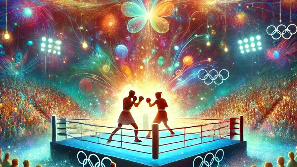 AI reimagines Khelif in the Boxing Ring